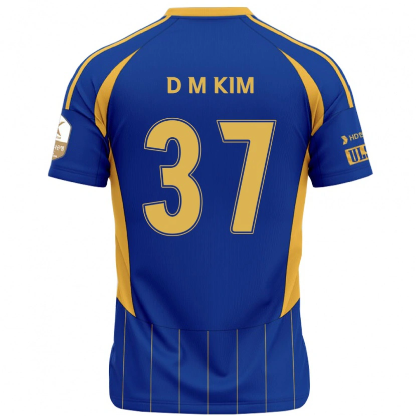 Danxen Herren Do-Min Kim #37 Königsblau Gelb Heimtrikot Trikot 2025/26 T-Shirt