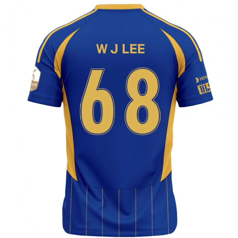 Danxen Herren Jae-Wook Lee #68 Königsblau Gelb Heimtrikot Trikot 2025/26 T-Shirt
