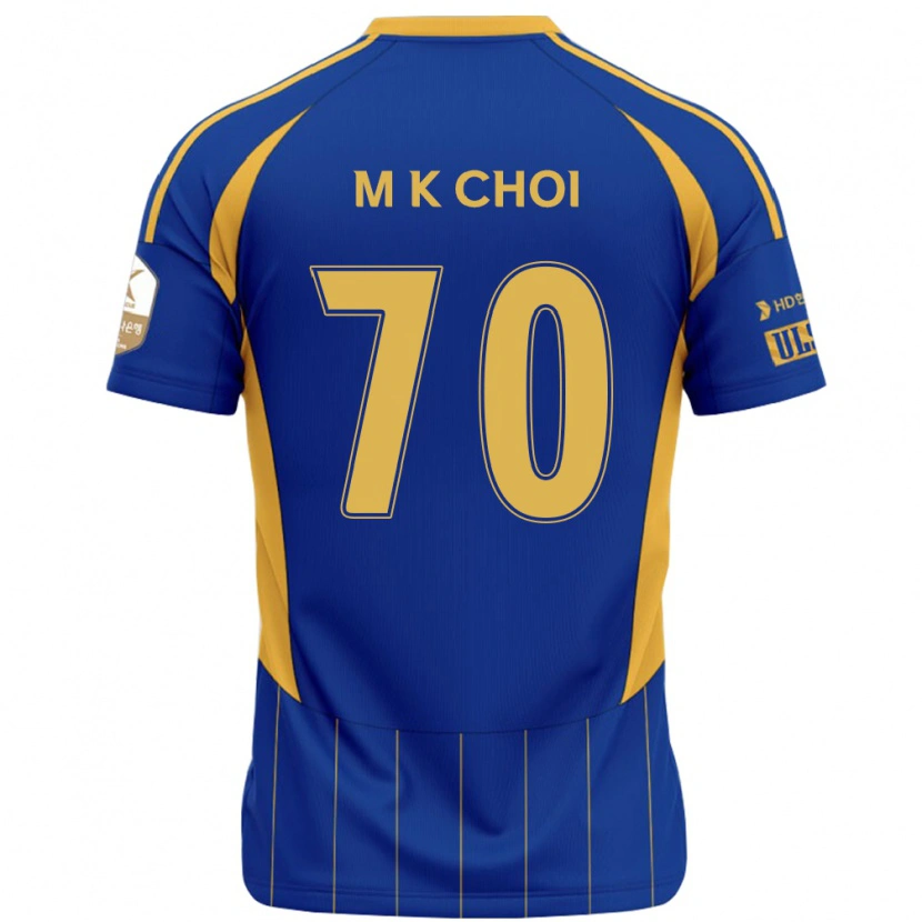 Danxen Herren Kang-Min Choi #70 Königsblau Gelb Heimtrikot Trikot 2025/26 T-Shirt