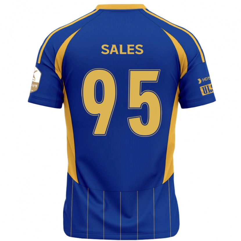 Danxen Herren Matheus Sales #95 Königsblau Gelb Heimtrikot Trikot 2025/26 T-Shirt