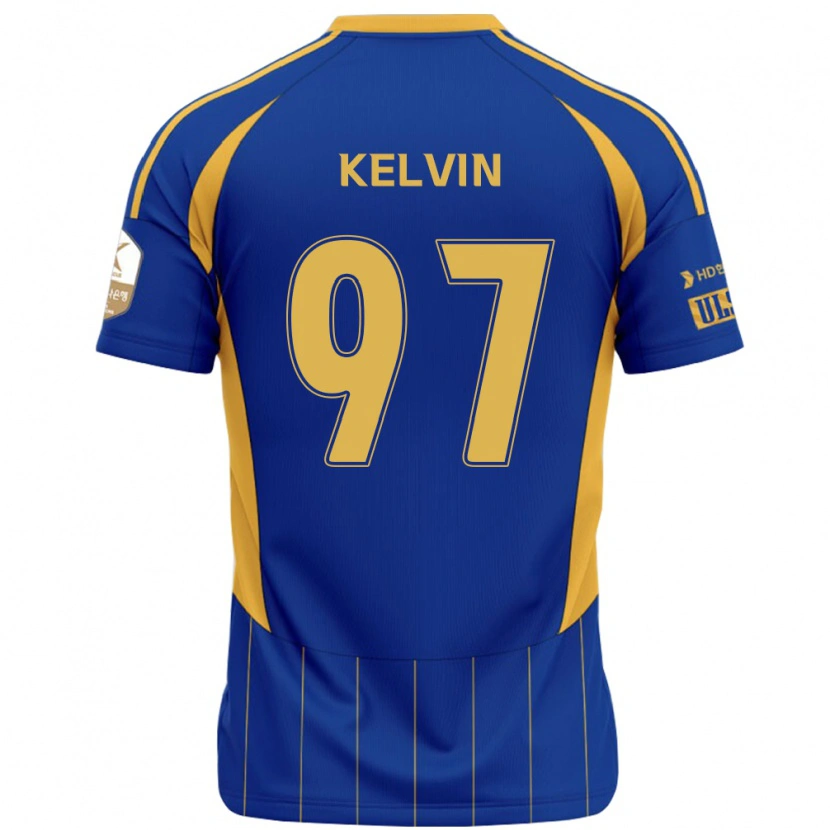 Danxen Herren Kelvin #97 Königsblau Gelb Heimtrikot Trikot 2025/26 T-Shirt
