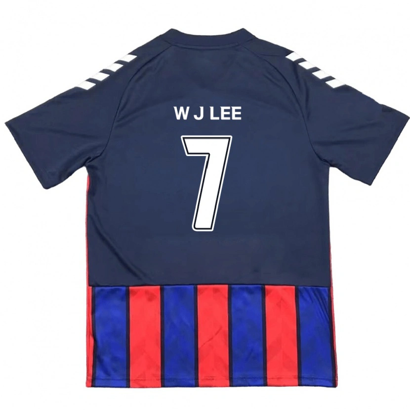 Danxen Herren Jae-Won Lee #7 Königsblau Rot Heimtrikot Trikot 2025/26 T-Shirt