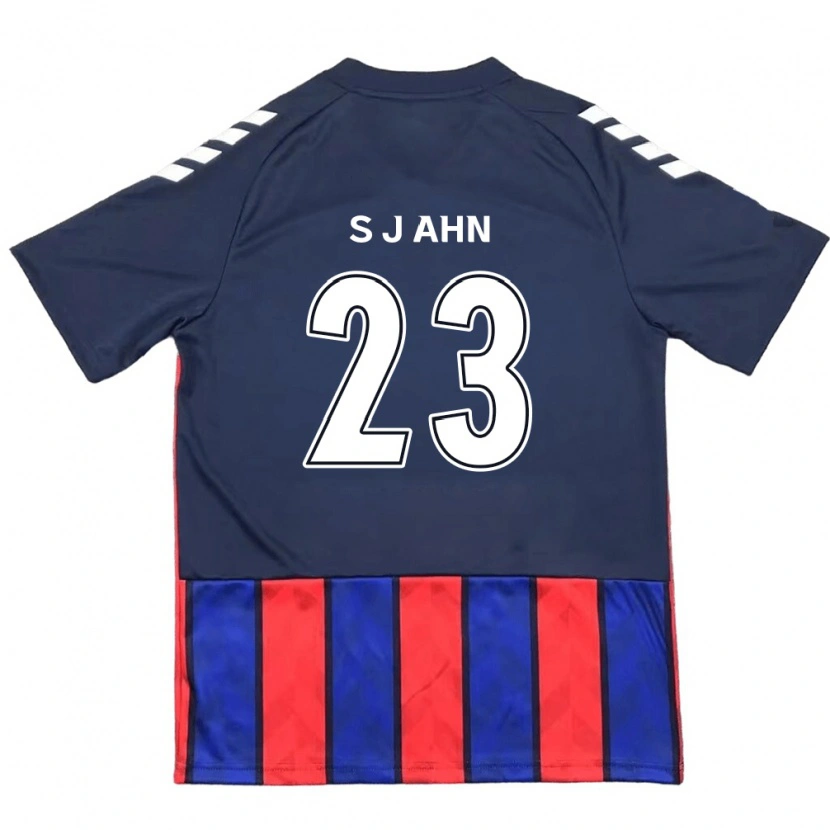 Danxen Herren Jun-Su Ahn #23 Königsblau Rot Heimtrikot Trikot 2025/26 T-Shirt