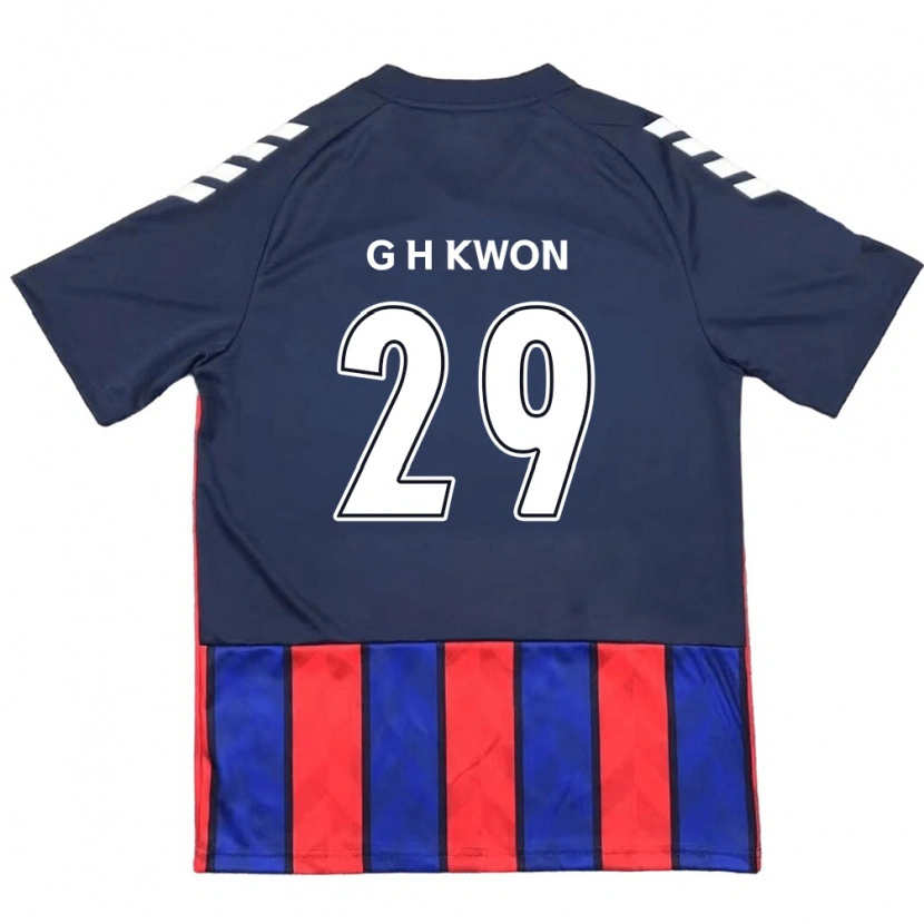 Danxen Herren Gi-Hyun Kwon #29 Königsblau Rot Heimtrikot Trikot 2025/26 T-Shirt
