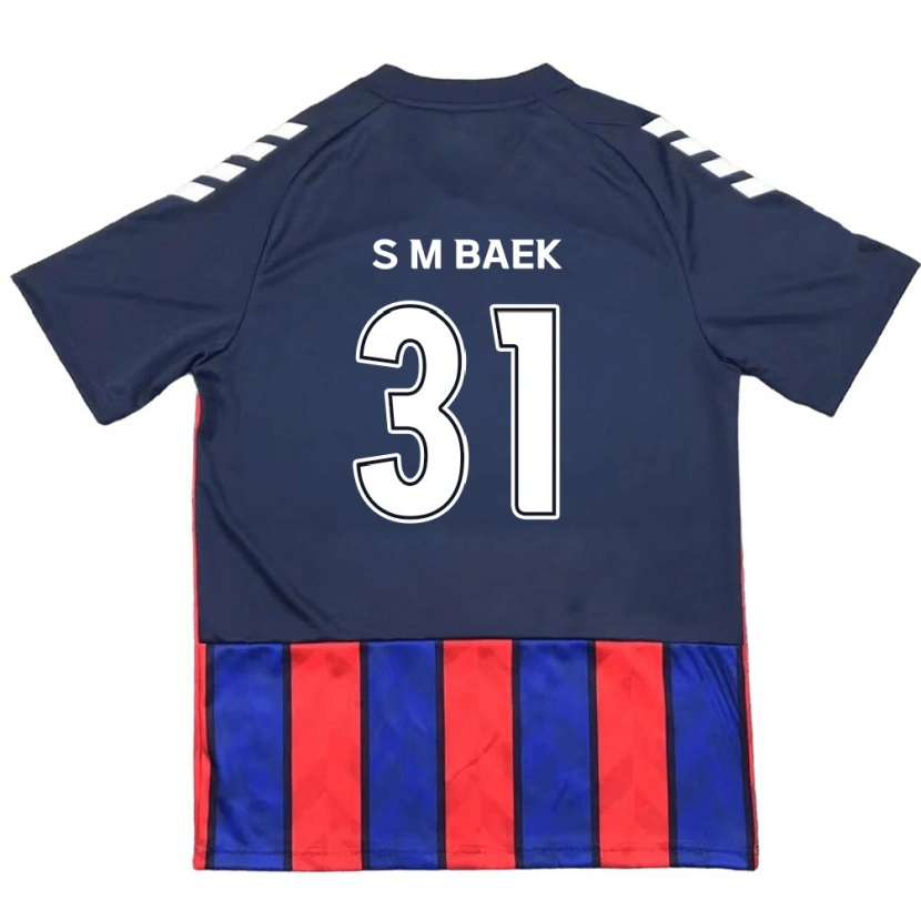 Danxen Herren Seung-Min Baek #31 Königsblau Rot Heimtrikot Trikot 2025/26 T-Shirt