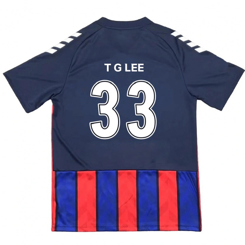 Danxen Herren Taek-Geun Lee #33 Königsblau Rot Heimtrikot Trikot 2025/26 T-Shirt