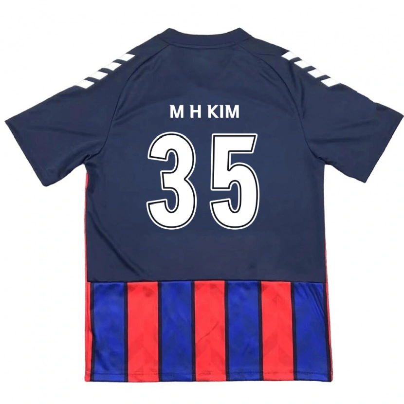 Danxen Herren Hyeon-Min Kim #35 Königsblau Rot Heimtrikot Trikot 2025/26 T-Shirt