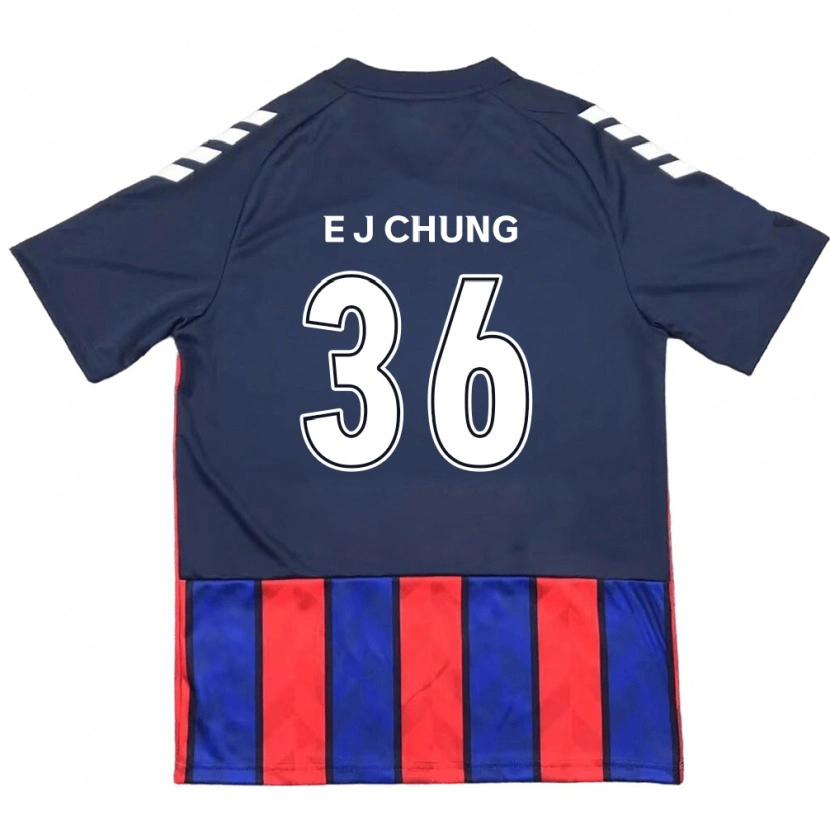 Danxen Herren Joshua Eui-Jin Chung #36 Königsblau Rot Heimtrikot Trikot 2025/26 T-Shirt