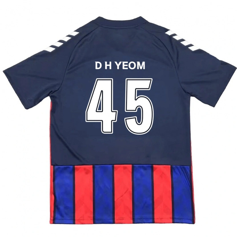 Danxen Herren Do-Hyeon Yeom #45 Königsblau Rot Heimtrikot Trikot 2025/26 T-Shirt