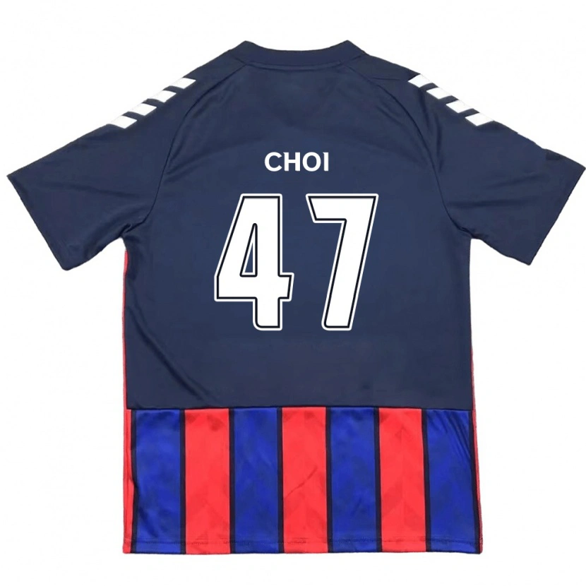 Danxen Herren San Choi #47 Königsblau Rot Heimtrikot Trikot 2025/26 T-Shirt