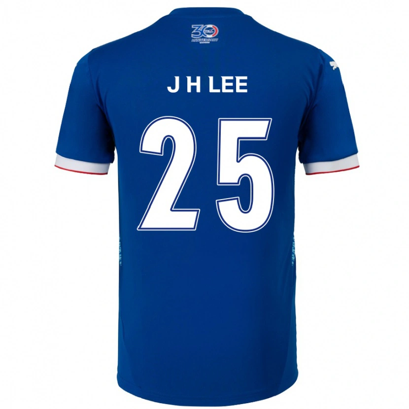 Danxen Herren Jin-Hyuk Lee #25 Königsblau Weiß Heimtrikot Trikot 2025/26 T-Shirt
