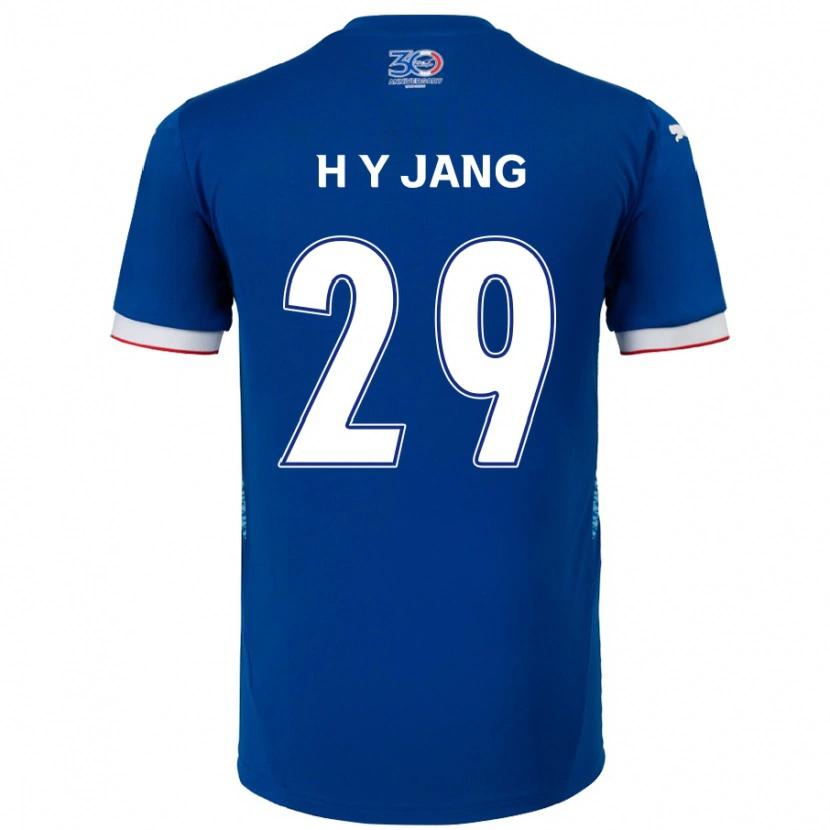 Danxen Herren Yo-Han Jang #29 Königsblau Weiß Heimtrikot Trikot 2025/26 T-Shirt