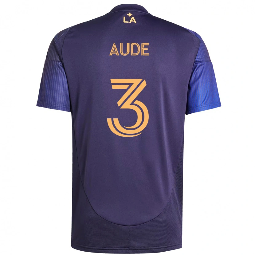 Danxen Herren Julián Aude #3 Lila Blau Auswärtstrikot Trikot 2025/26 T-Shirt