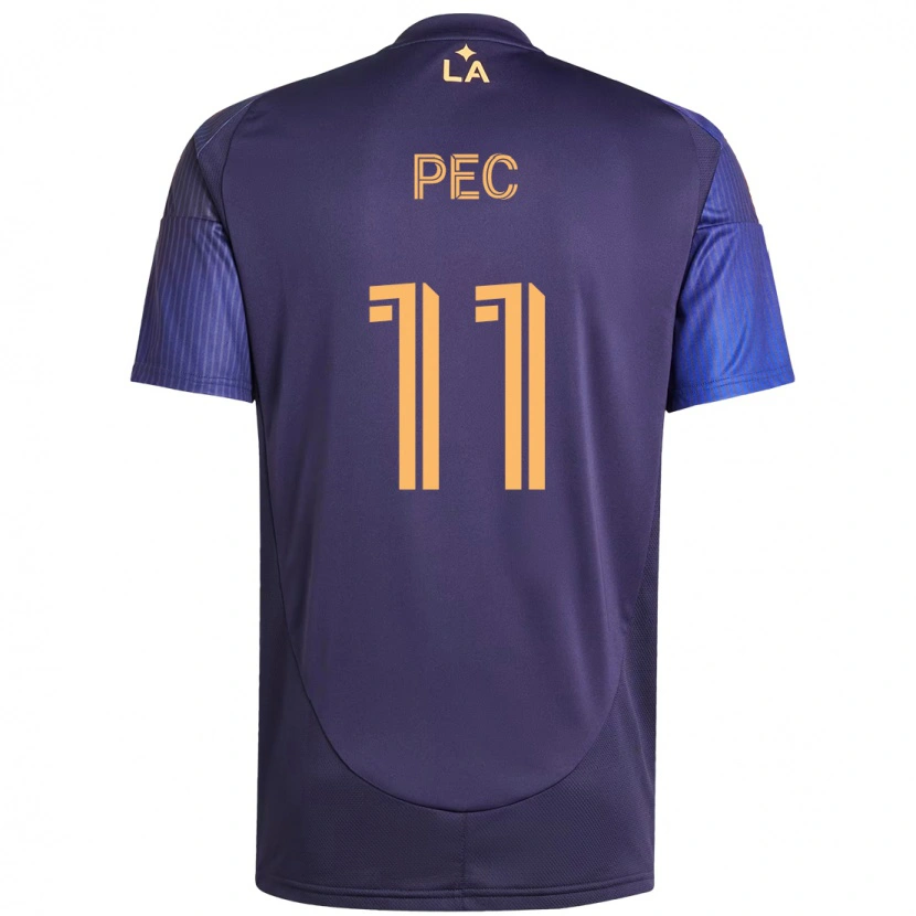 Danxen Herren Gabriel Pec #11 Lila Blau Auswärtstrikot Trikot 2025/26 T-Shirt