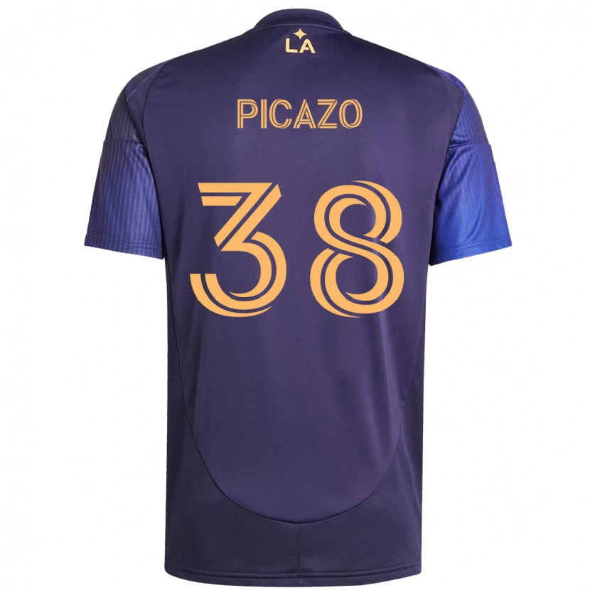 Danxen Herren Axel Picazo #38 Lila Blau Auswärtstrikot Trikot 2025/26 T-Shirt