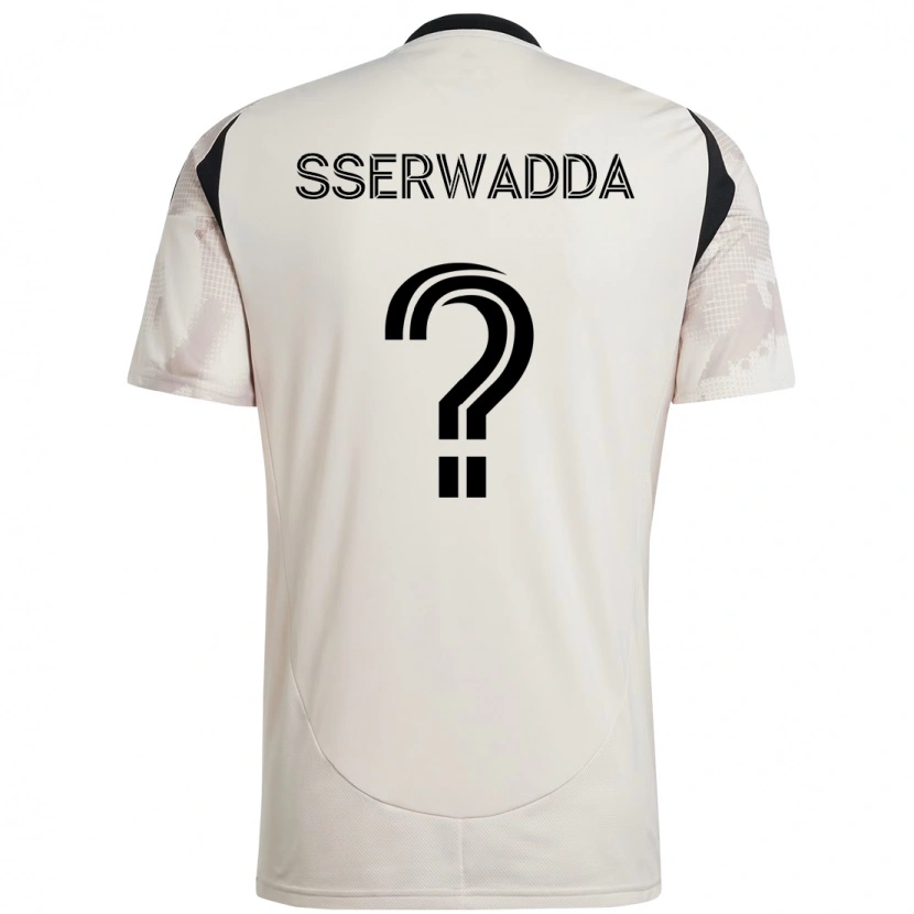Danxen Herren Steven Sserwadda #0 Beige Schwarz Auswärtstrikot Trikot 2025/26 T-Shirt