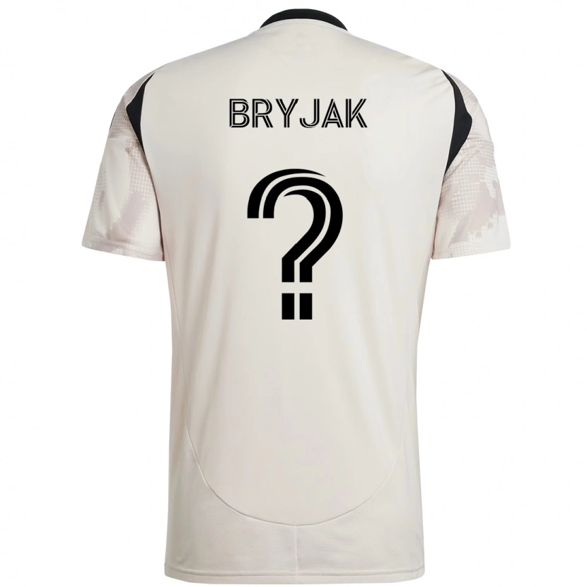 Danxen Herren Jeffrey Bryjak #0 Beige Schwarz Auswärtstrikot Trikot 2025/26 T-Shirt