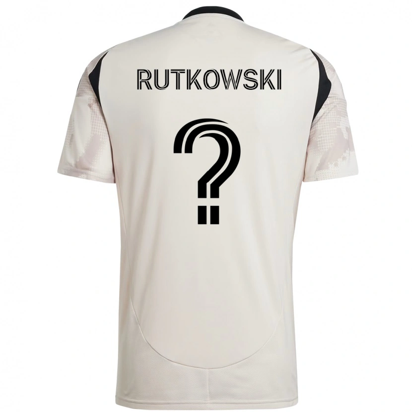 Danxen Herren Alan Rutkowski #0 Beige Schwarz Auswärtstrikot Trikot 2025/26 T-Shirt
