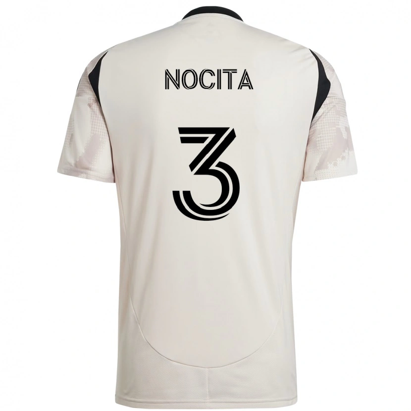 Danxen Herren Matthew Nocita #3 Beige Schwarz Auswärtstrikot Trikot 2025/26 T-Shirt