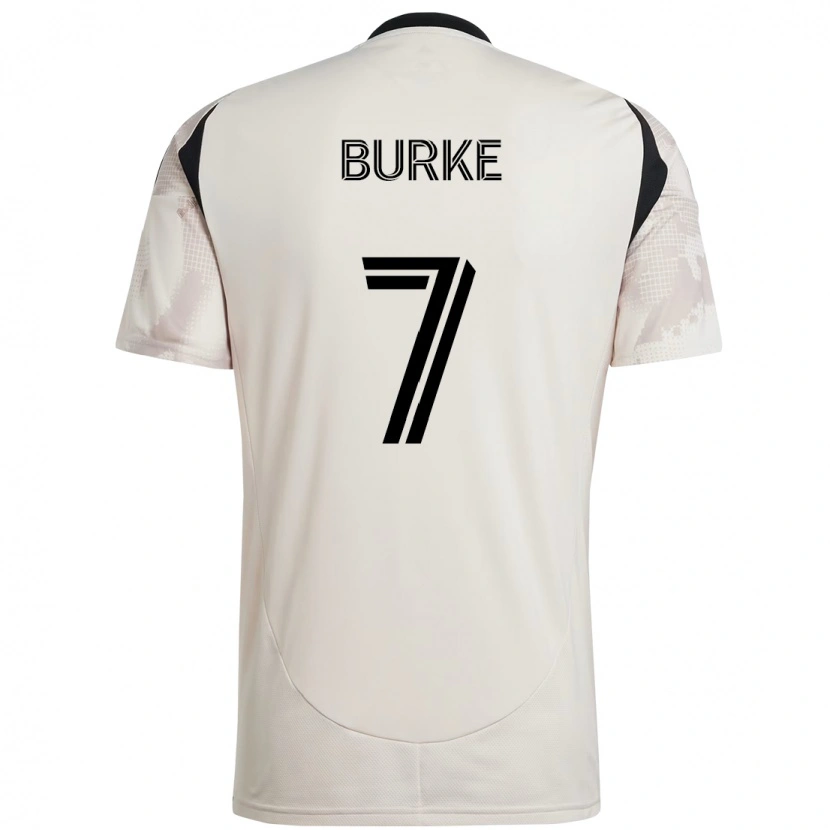 Danxen Herren Cory Burke #7 Beige Schwarz Auswärtstrikot Trikot 2025/26 T-Shirt