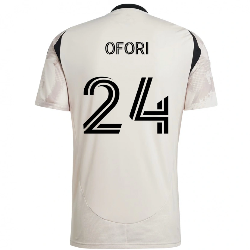 Danxen Herren Curtis Ofori #24 Beige Schwarz Auswärtstrikot Trikot 2025/26 T-Shirt