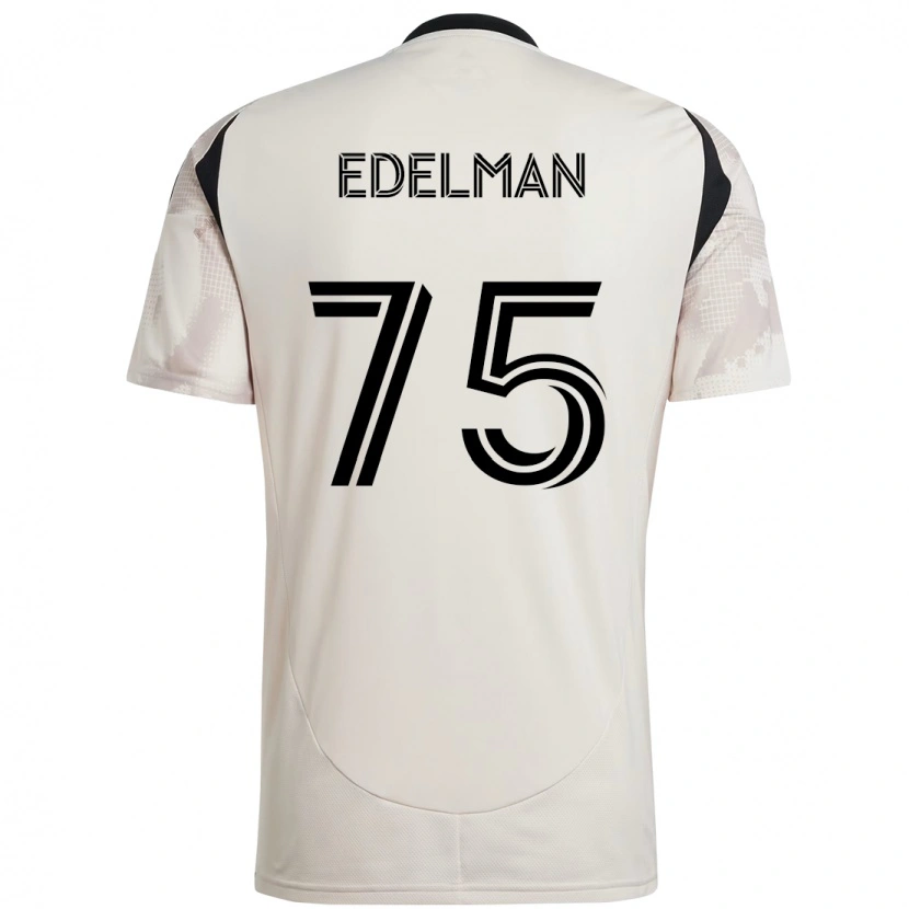 Danxen Herren Daniel Edelman #75 Beige Schwarz Auswärtstrikot Trikot 2025/26 T-Shirt