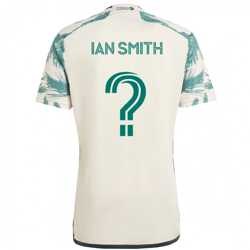 Danxen Herren Ian Smith #0 Beige Grün Auswärtstrikot Trikot 2025/26 T-Shirt