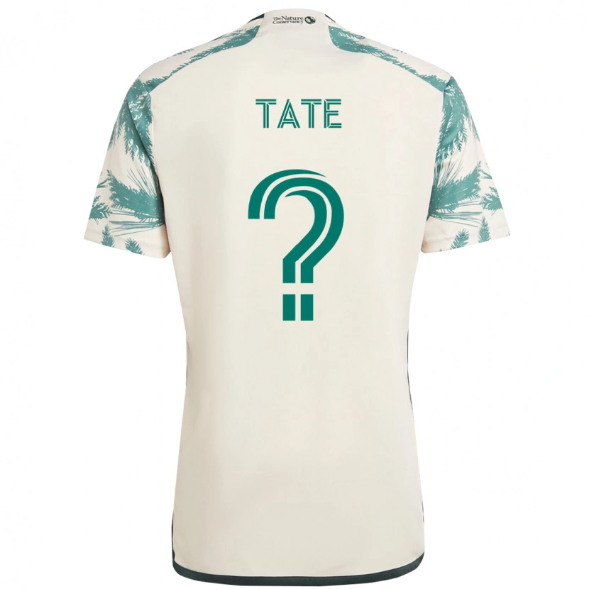 Danxen Herren Hudson Tate #0 Beige Grün Auswärtstrikot Trikot 2025/26 T-Shirt