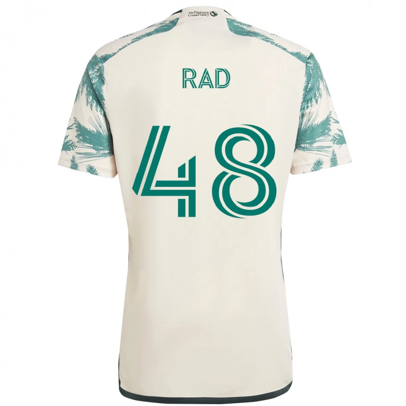 Danxen Herren Kaveh Rad #48 Beige Grün Auswärtstrikot Trikot 2025/26 T-Shirt
