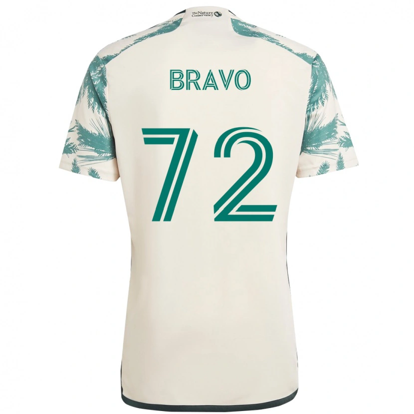 Danxen Herren Julian Bravo #72 Beige Grün Auswärtstrikot Trikot 2025/26 T-Shirt