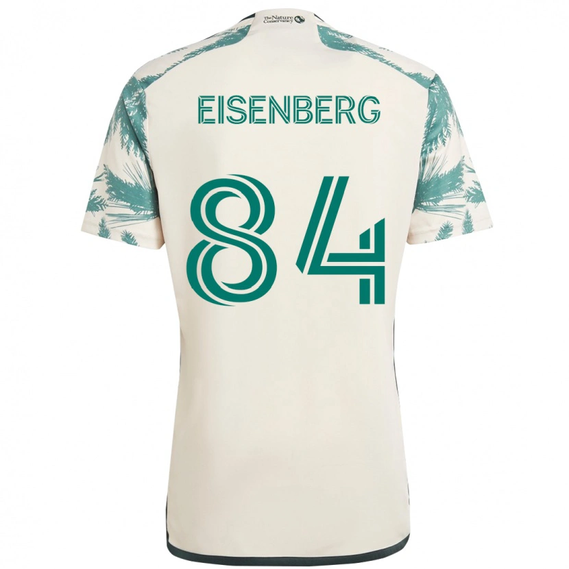 Danxen Herren Max Eisenberg #84 Beige Grün Auswärtstrikot Trikot 2025/26 T-Shirt