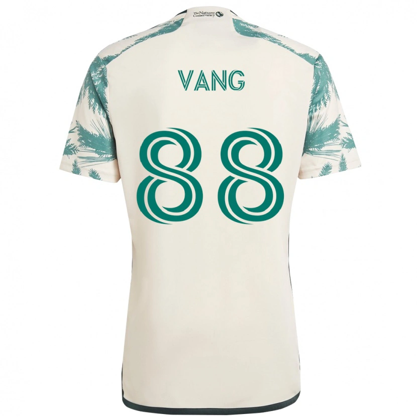 Danxen Herren Michael Vang #88 Beige Grün Auswärtstrikot Trikot 2025/26 T-Shirt