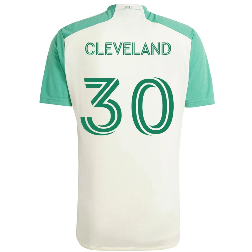 Danxen Herren Stefan Cleveland #30 Weiß Grün Auswärtstrikot Trikot 2025/26 T-Shirt