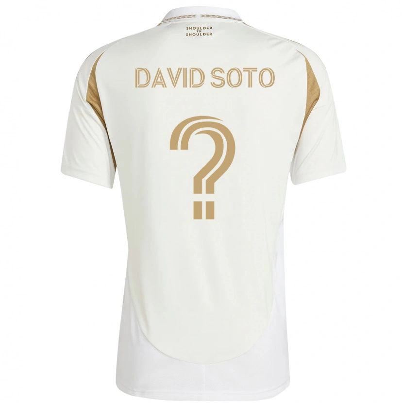 Danxen Herren David Soto #0 Weiß Braun Auswärtstrikot Trikot 2025/26 T-Shirt