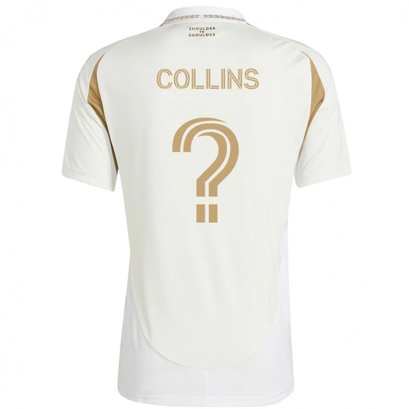 Danxen Herren Slate Collins #0 Weiß Braun Auswärtstrikot Trikot 2025/26 T-Shirt