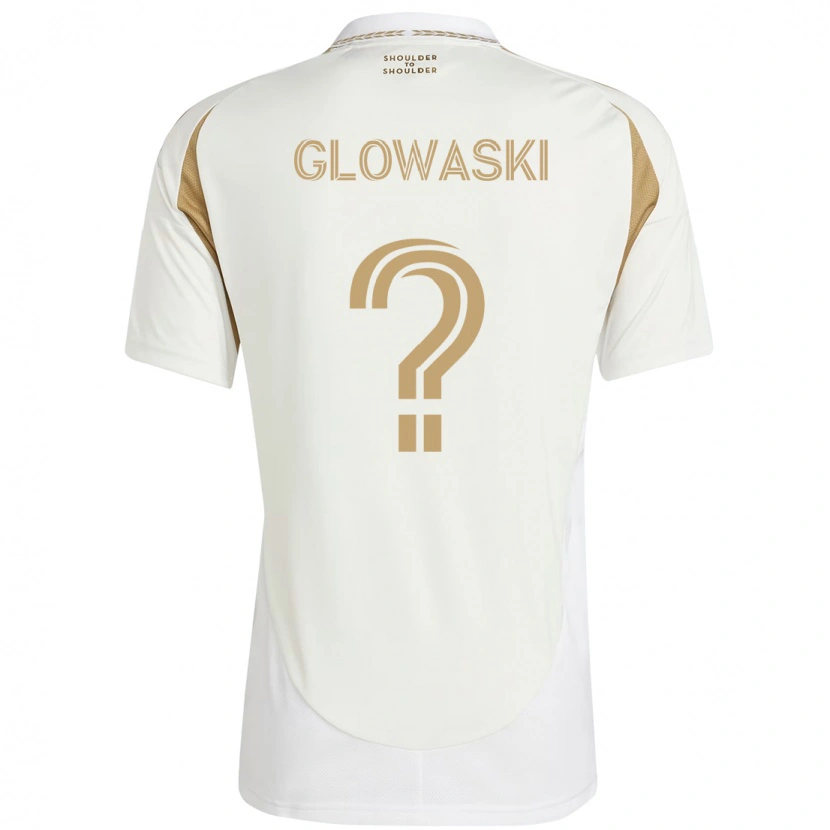 Danxen Herren Dylan Glowaski #0 Weiß Braun Auswärtstrikot Trikot 2025/26 T-Shirt