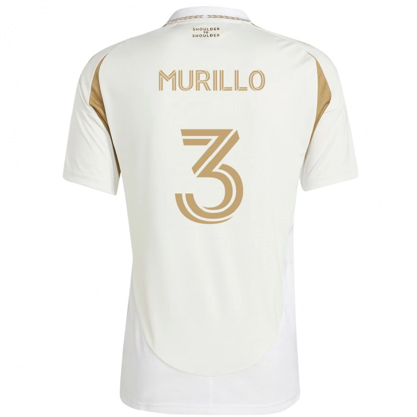 Danxen Herren Jesús Murillo #3 Weiß Braun Auswärtstrikot Trikot 2025/26 T-Shirt