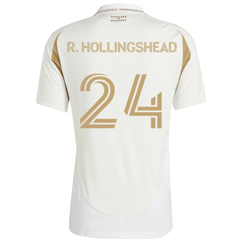 Danxen Herren Ryan Hollingshead #24 Weiß Braun Auswärtstrikot Trikot 2025/26 T-Shirt