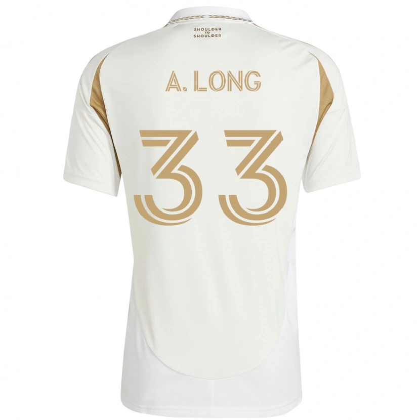 Danxen Herren Aaron Long #33 Weiß Braun Auswärtstrikot Trikot 2025/26 T-Shirt