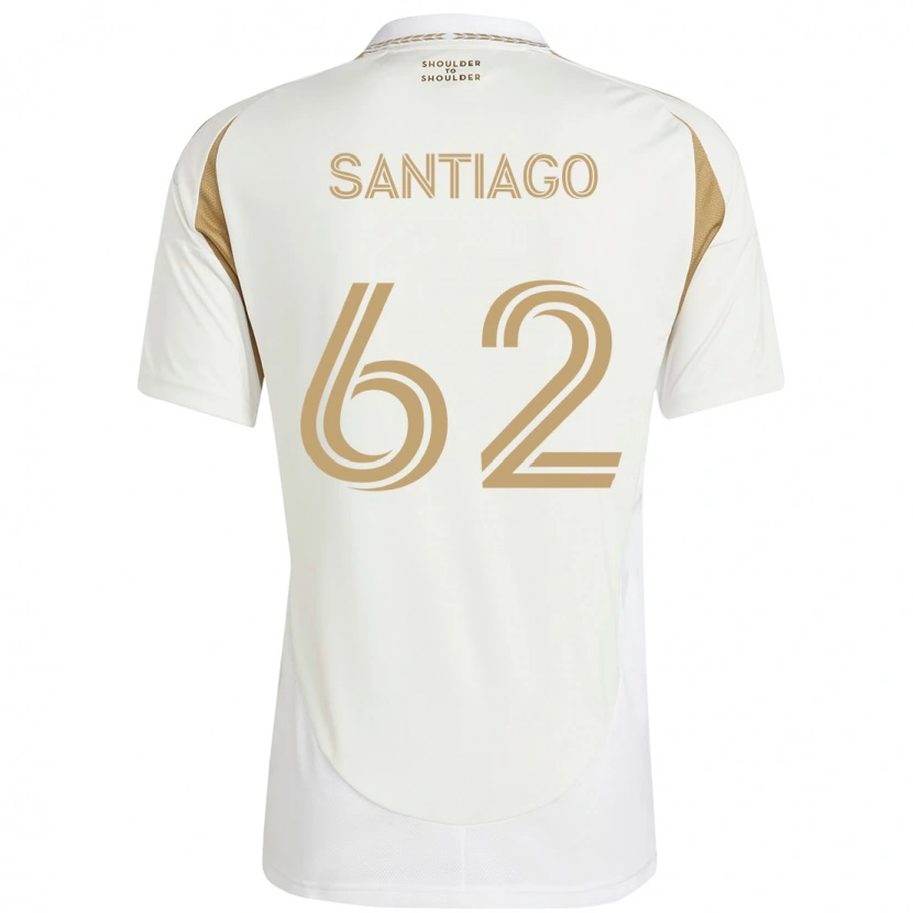 Danxen Herren Joshua Santiago #62 Weiß Braun Auswärtstrikot Trikot 2025/26 T-Shirt