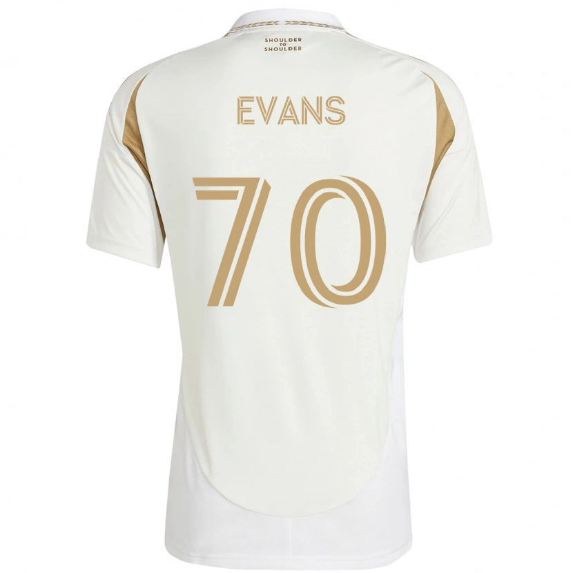 Danxen Herren Matthew Evans #70 Weiß Braun Auswärtstrikot Trikot 2025/26 T-Shirt
