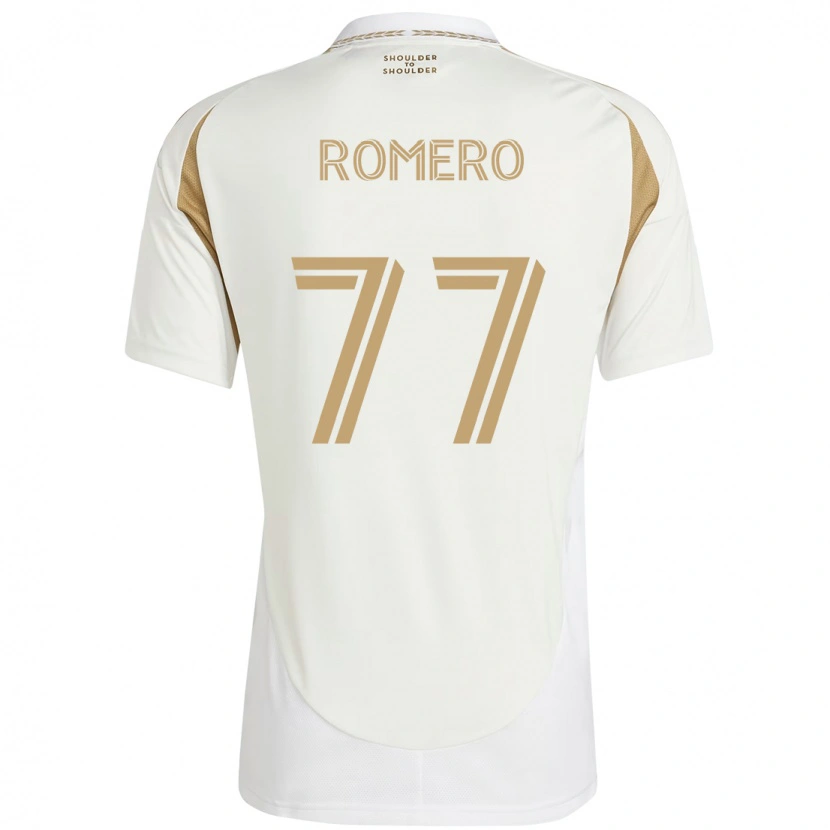 Danxen Herren Alexander Romero #77 Weiß Braun Auswärtstrikot Trikot 2025/26 T-Shirt