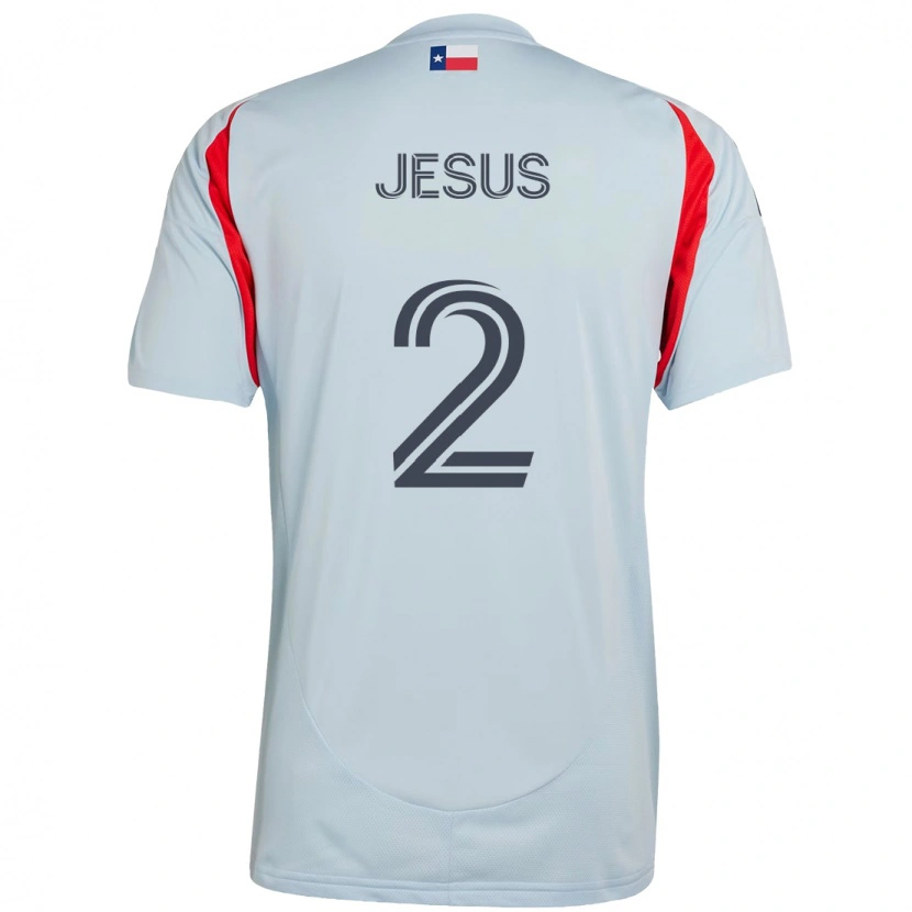 Danxen Herren Geovane Jesus #2 Hellblau Rot Auswärtstrikot Trikot 2025/26 T-Shirt