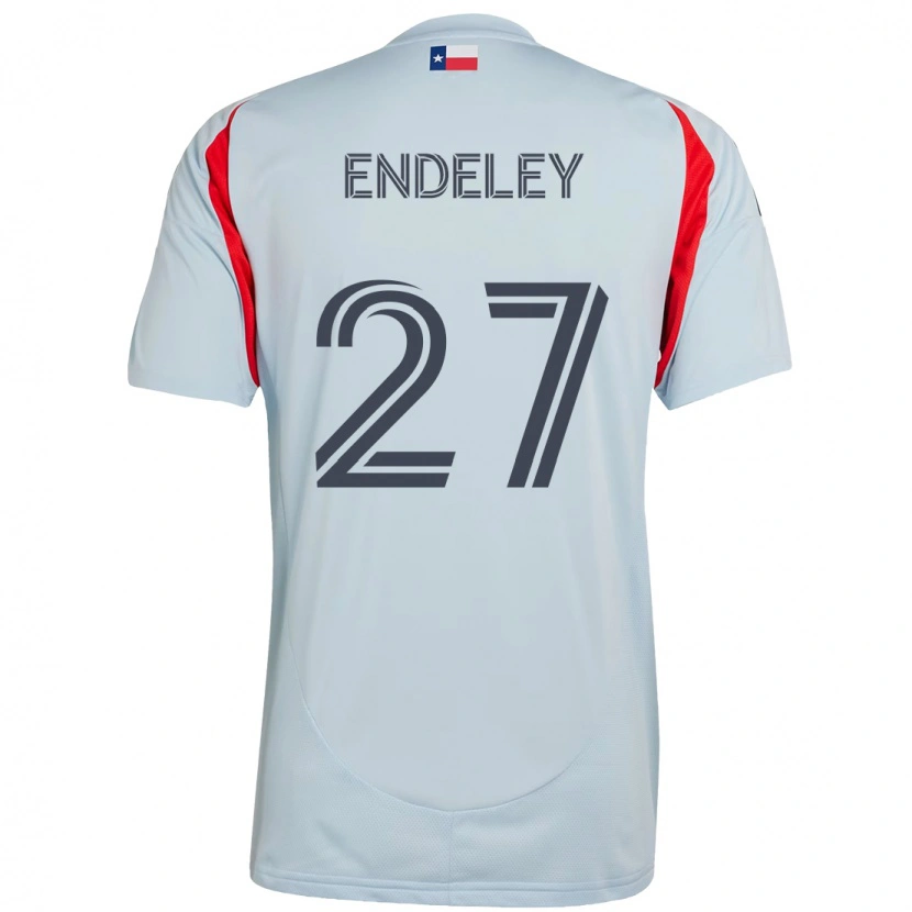 Danxen Herren Herbert Endeley #27 Hellblau Rot Auswärtstrikot Trikot 2025/26 T-Shirt