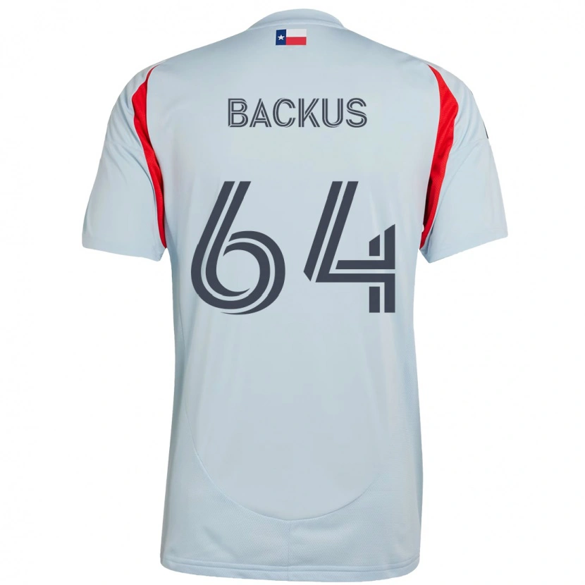 Danxen Herren Braeden Backus #64 Hellblau Rot Auswärtstrikot Trikot 2025/26 T-Shirt