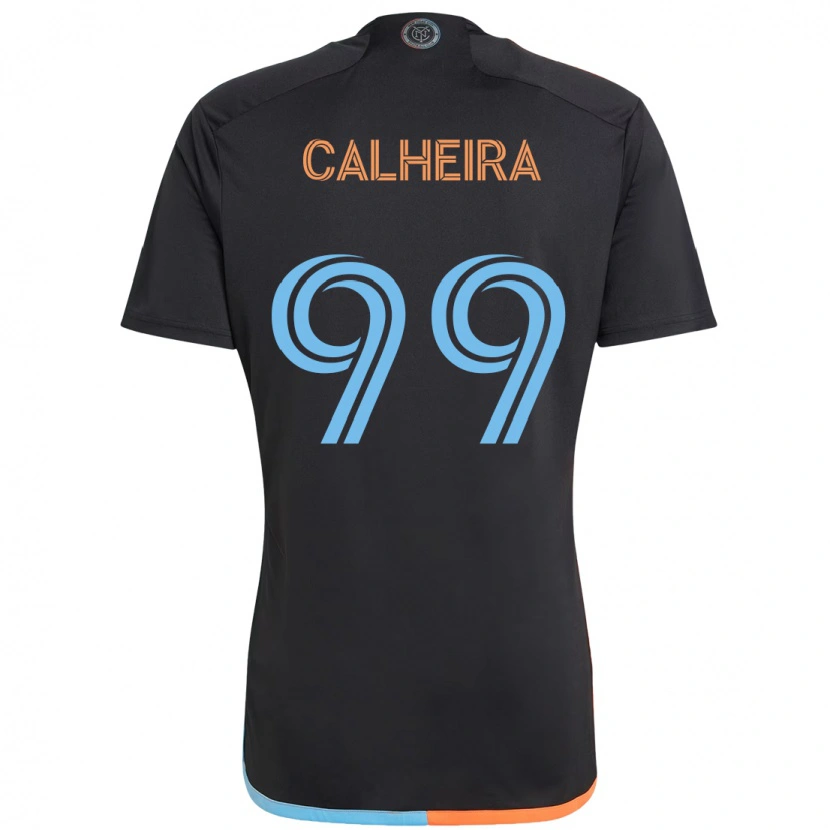 Danxen Herren Taylor Calheira #99 Schwarz Blau Orange Auswärtstrikot Trikot 2025/26 T-Shirt