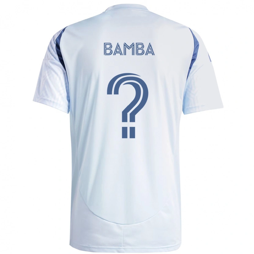 Danxen Herren Jonathan Bamba #0 Hellhimmelblau Blau Auswärtstrikot Trikot 2025/26 T-Shirt