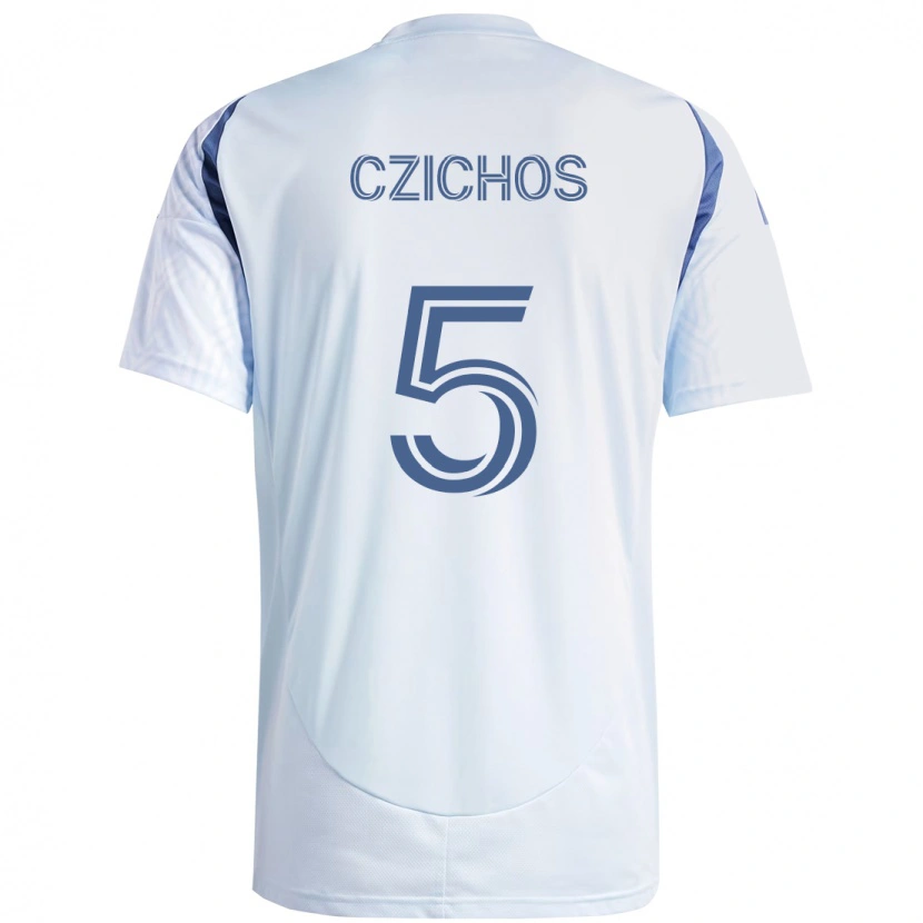 Danxen Herren Rafael Czichos #5 Hellhimmelblau Blau Auswärtstrikot Trikot 2025/26 T-Shirt