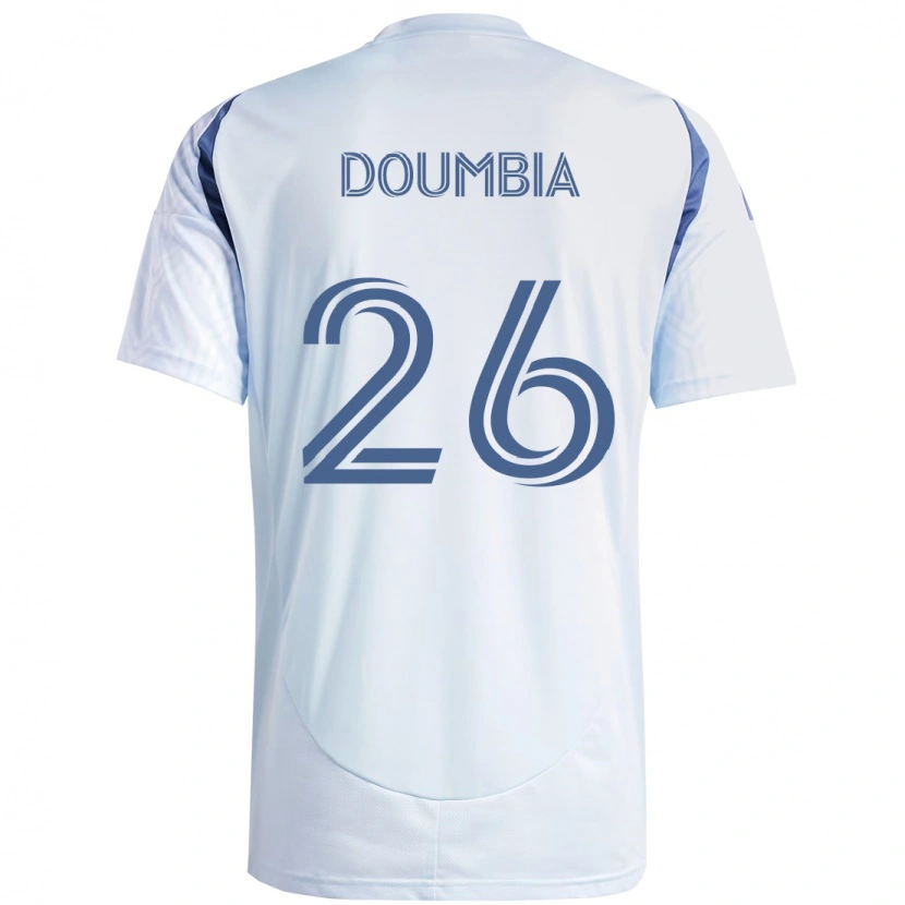 Danxen Herren Ousmane Doumbia #26 Hellhimmelblau Blau Auswärtstrikot Trikot 2025/26 T-Shirt