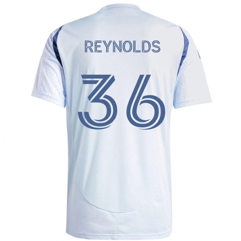 Danxen Herren Justin Reynolds #36 Hellhimmelblau Blau Auswärtstrikot Trikot 2025/26 T-Shirt